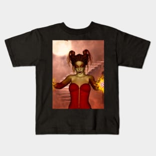 Awesome fantasy women Kids T-Shirt